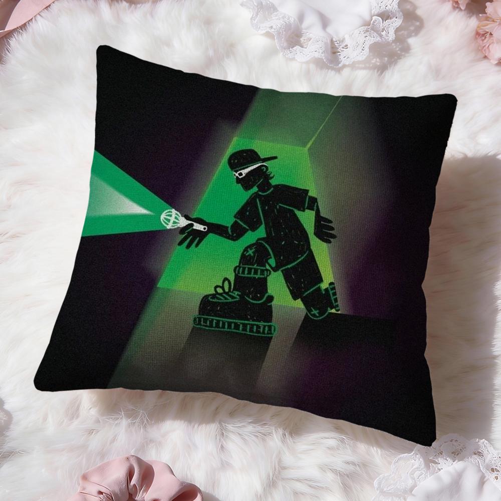 Singer F-FeidS Luna Cushion Cover Premium Comfort Reversible Pillow Cove -Two In One Design for Any Room & Car Interior