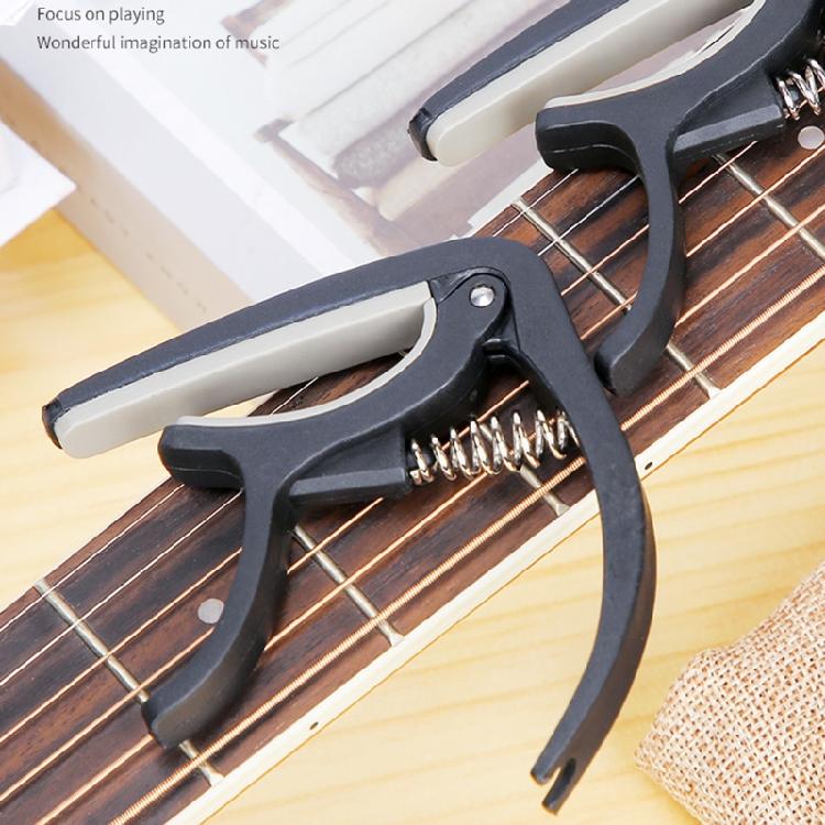 Guitar Moving Capo Sliding Capo Adjustable Capo Nylon Plastic Metal Spring Capo