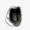 Snakeskin Zebra Pattern Handbag High Quality Soft Pleated Cloud Bag Fashion European America Shoulder Bag Elegant Evening Clutch