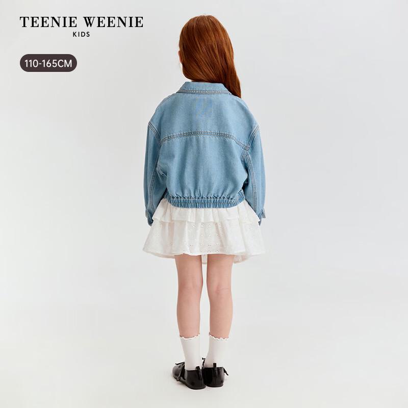 Teenie Weenie Girls' Cropped Tencel Denim Jacket
