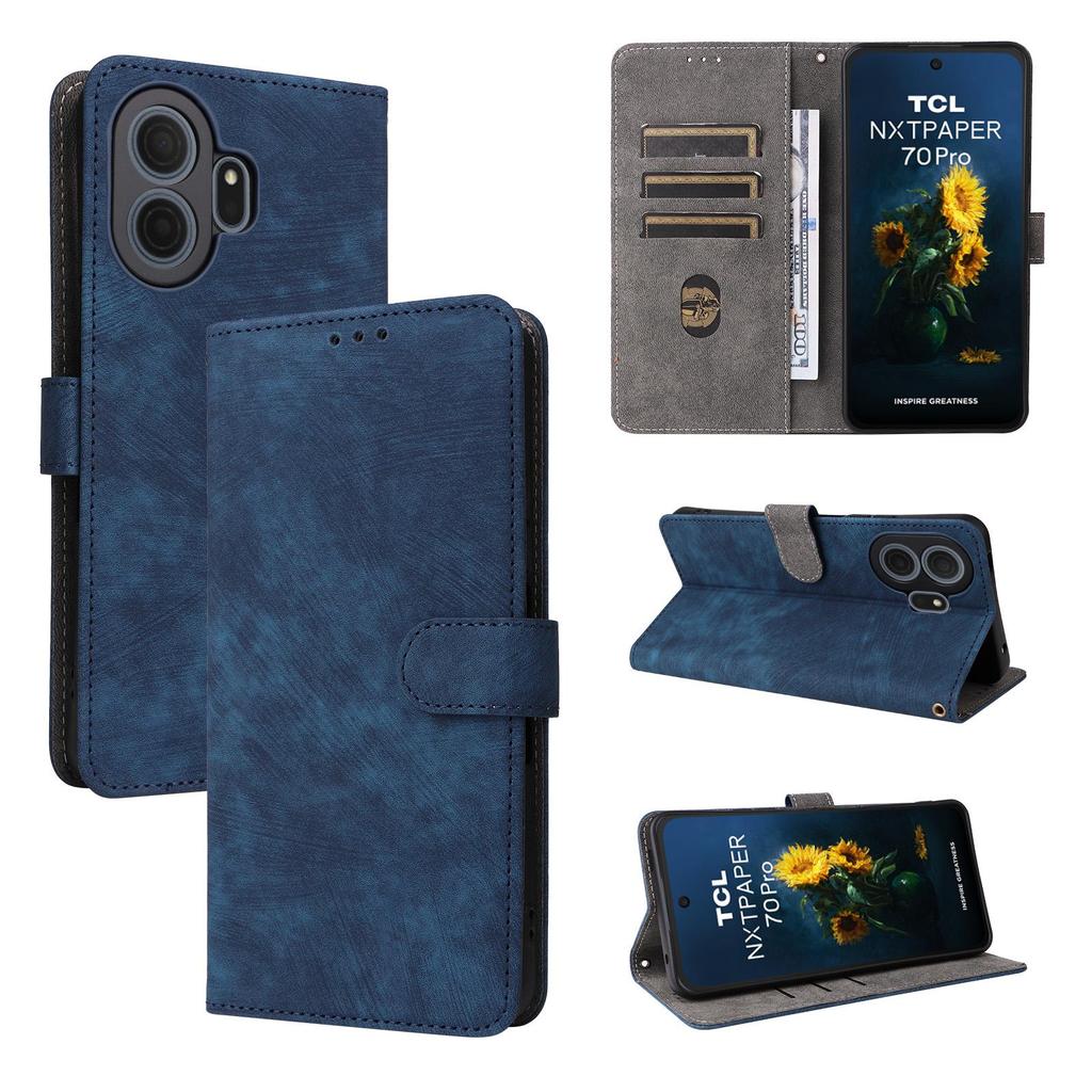 Flip Cover compatible for TCL NxtPaper 70 Pro PU Leather Phone Case Full-Body Protection with [RFID Blocking]