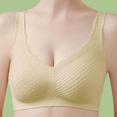 Seamless Lace Sports Bra: Sexy, One-Piece, Comfort Fit.