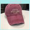 Baseball Cap Peaked Hat Future Alphabet Pattern Uv Protection Unisex Design