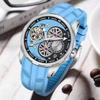 PAGANI DESIGN Brandneue Tourbillon Herren Mechanische Uhr Luxus 100M Wasserdicht Saphirglas Skelett Automatikuhr für Herren