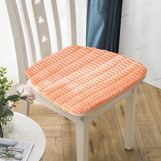 Winter Seat Cushion Stuffed Anti-slip Bottom Quick Rebound Pressure Relief Seat Pad