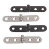 2Pcs/pack 76*15mm 180 Degree Foldable Hinge Flap Screw-On Hinges For Sewing Machine Cabinet Door Hinge Furniture Hardware