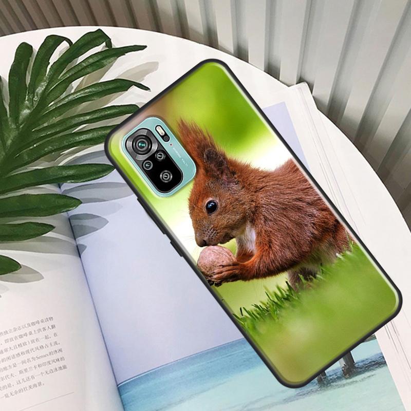 Squirrel For Xiaomi Redmi Note 11 Pro Case For Redmi Note 10 Pro 9 8 9S 10S 9A 9C 9T Phone Coque