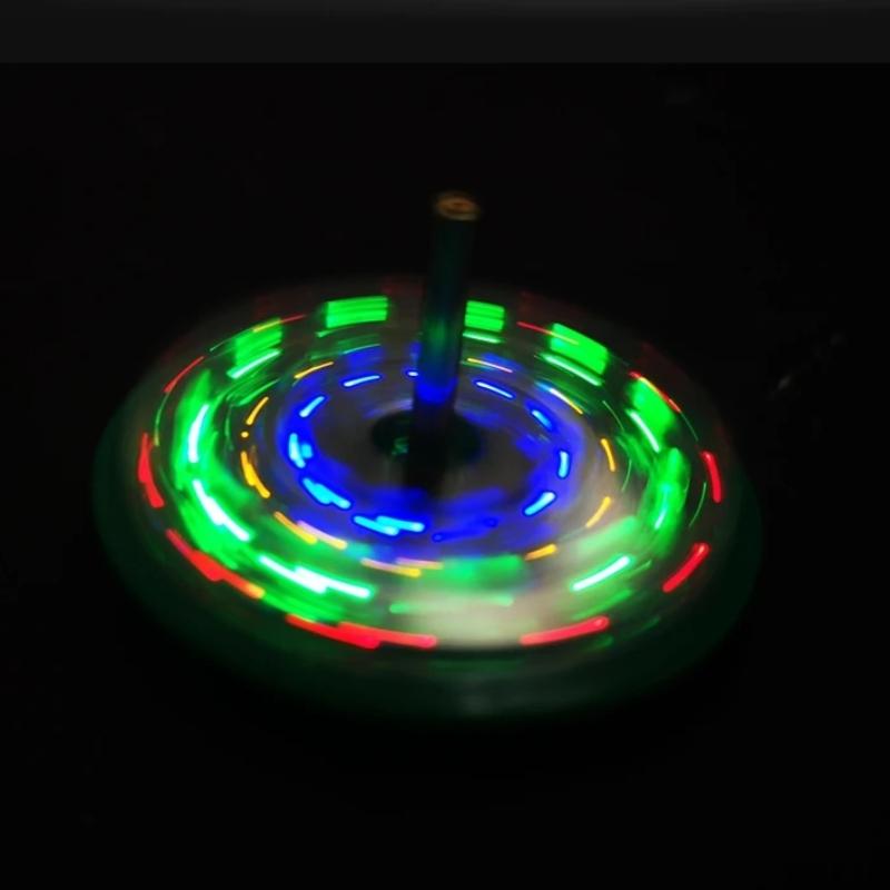 Kit electronic bricolaj LED Gyro Kit de sudare bricolaj Lanternă rotativă Componente în linie Proiect de sudare electronică bricolaj(fara baterie)