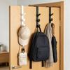 Space Saving Behind Door Storage Hook Coat Bag Hanger for Dorm Office Locker Wardrobe School Organization