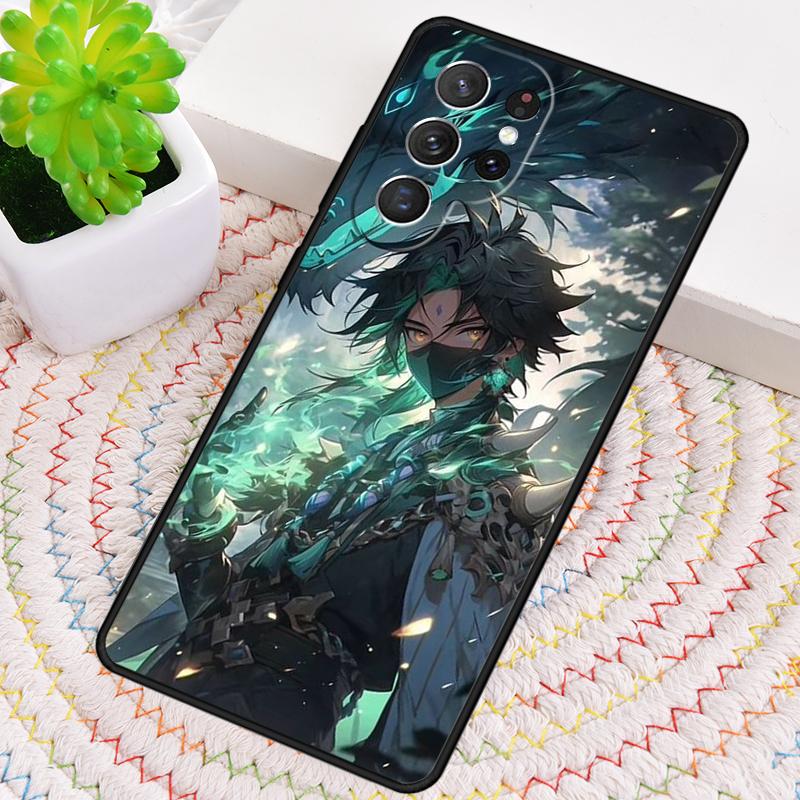 Genshin Impact Xiao Soft Silicone Phone Case For Samsung Galaxy Note 10 Pro S26 S25 S24 S23 S22 S21 Plus S25Ultra Capa Cover