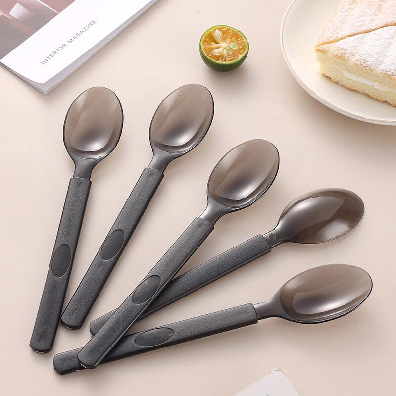 ZISIZ Individually Packaged Disposable Plastic Spoon and Fork