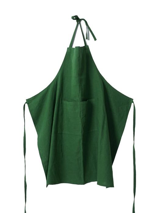 IMdesign APRON-WASHED LINEN, FOREST GREEN FOREST GREEN