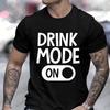 T-Shirt for Men Save Water Drink Wine Graphic Unisex Clothes Winery Trip Tshirt Wine Tasting Outfit Group Tops Wine Drinking Tee