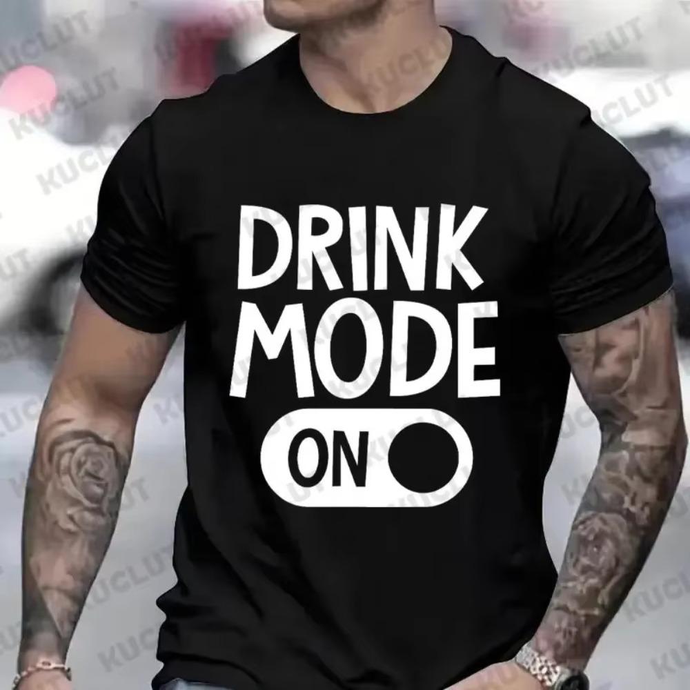 T-Shirt for Men Save Water Drink Wine Graphic Unisex Clothes Winery Trip Tshirt Wine Tasting Outfit Group Tops Wine Drinking Tee
