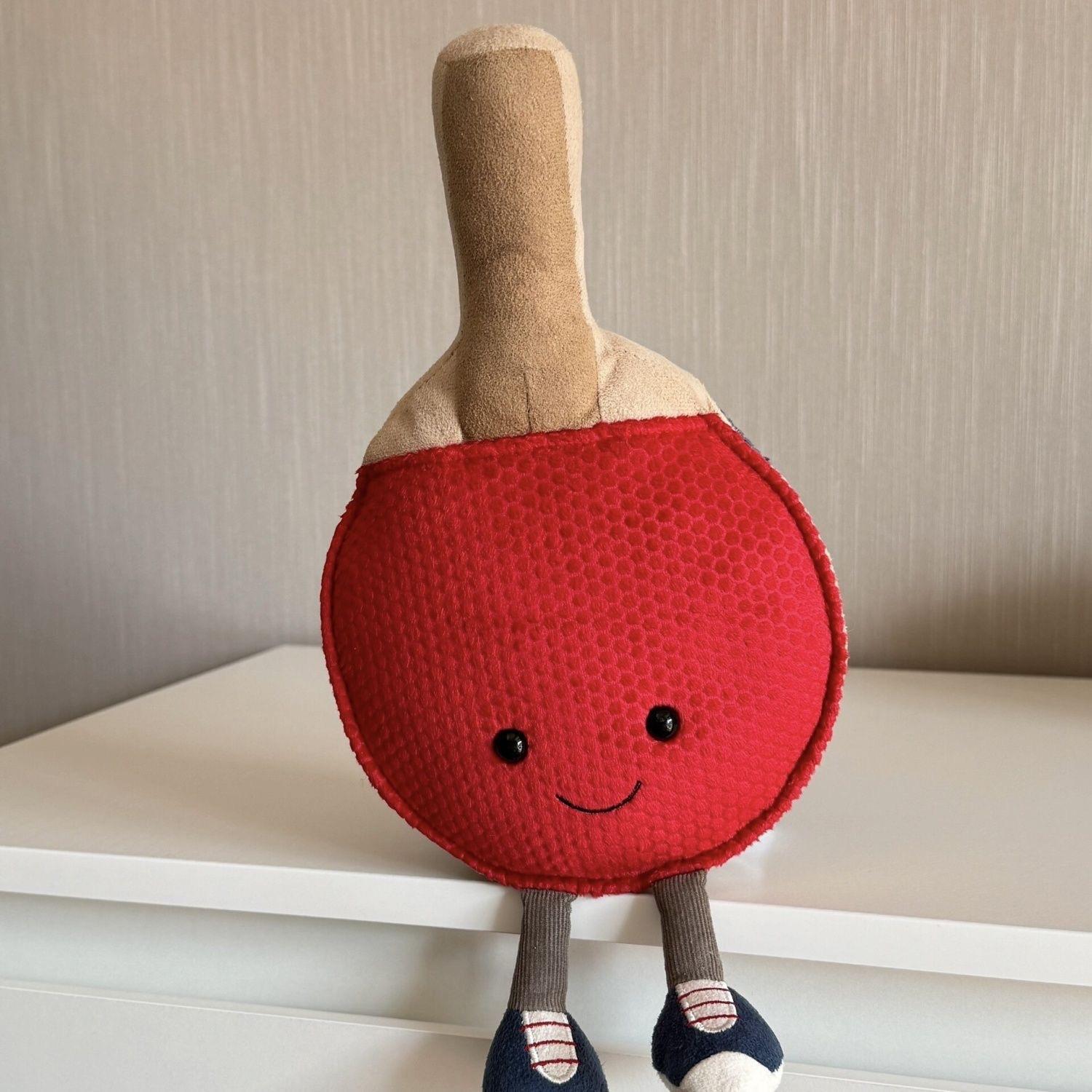 

New Fashion Creative Chinese Style Table Tennis Racket Pillow Plush Doll Pillow 30Cm (weight 135g)