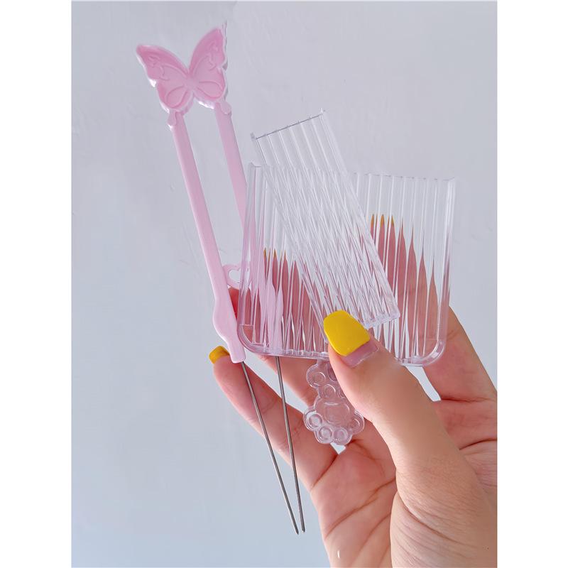 Professional Pastry Tool Set: Bead Tweezers, Puzzle Spatula, Needle Pen, and Bead Roller