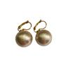 French retro cotton temperament Internet celebrity round big pearl earrings premium earrings cold wind trend stud earrings ear buckle