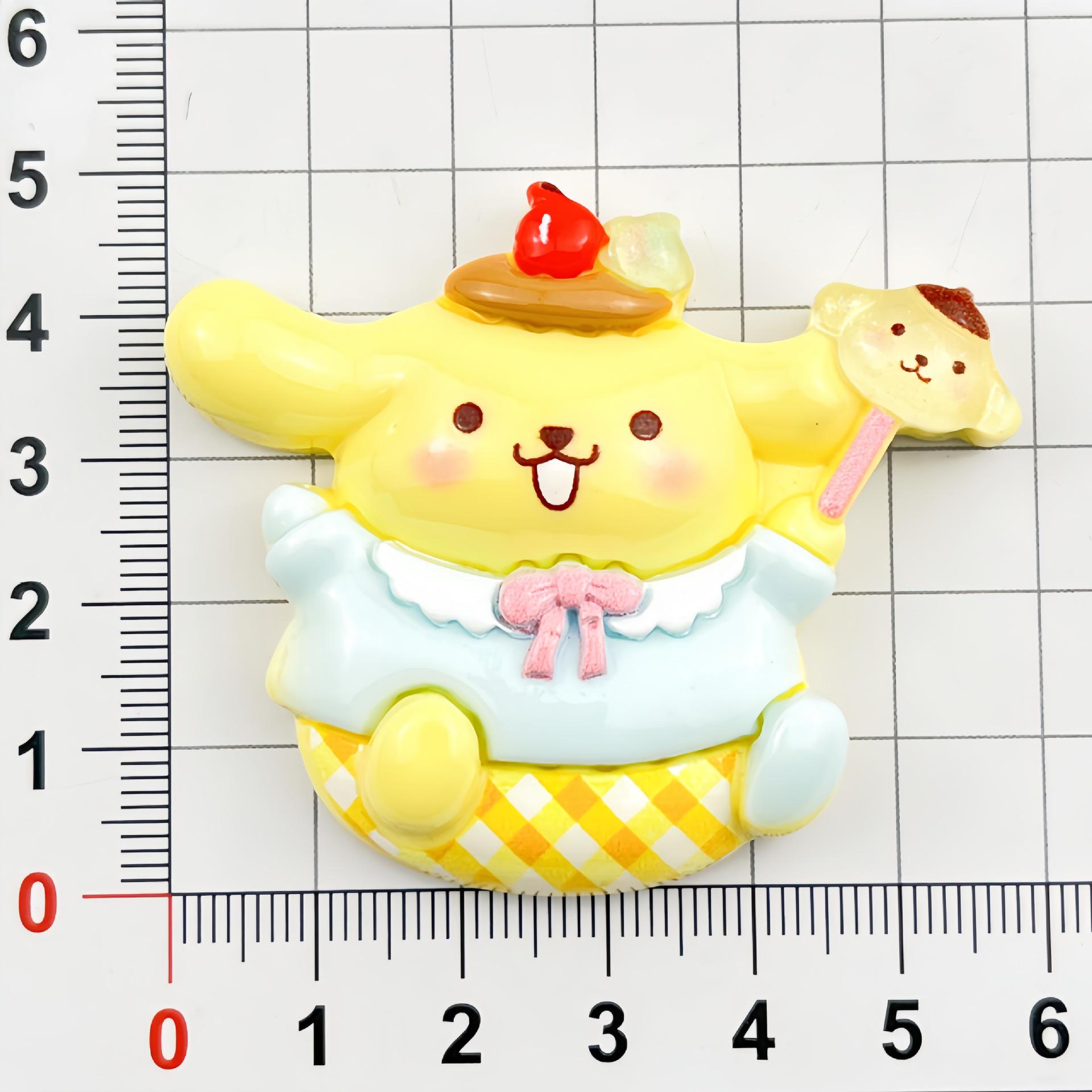 Sanrio Cartoon DIY Resin Accessories: Phone Case, Luggage, Cup, and Refrigerator Magnet Stickers
