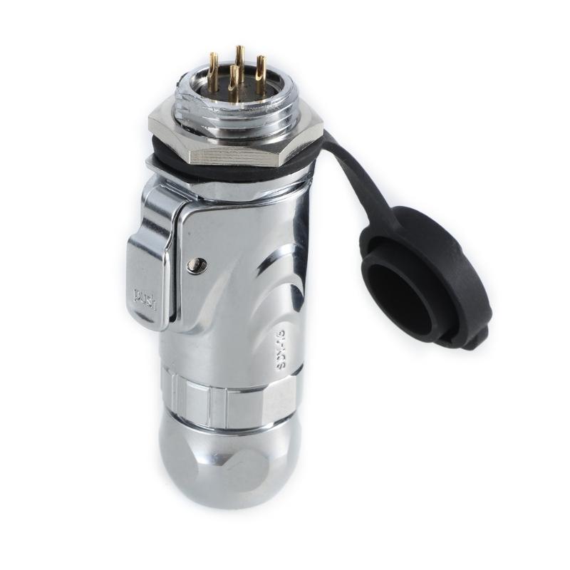 LP16 Fast Locking Aviation Connector Plug with LP12 Socket Full Metal Waterproof 2 3 4 5 7 9Pin Optional Full Metal