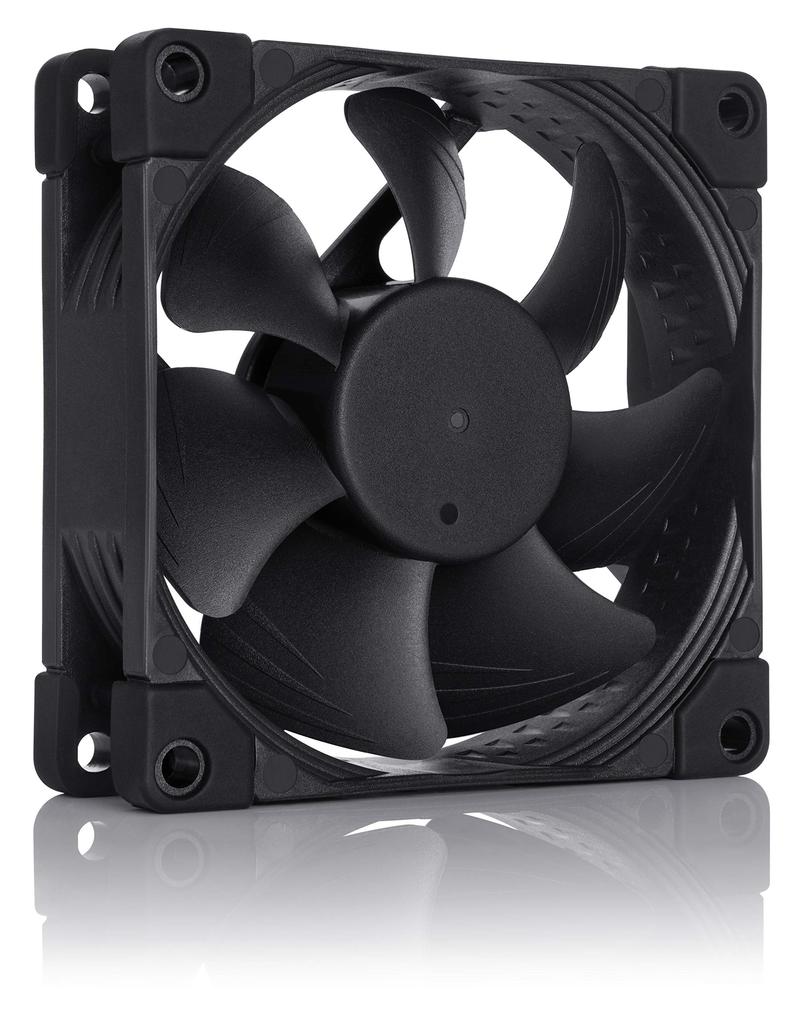 Noctua PWM Premium Tiché Připojení NF-A8 chromax.black.swap, Ventilátor, 4-Pin (80mm, Černá)