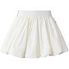 adidas Originals SS24 Bubble Skirt Series Comfortable Elastic Solid Color Casual Short Skirt Women Skirts White KA3927