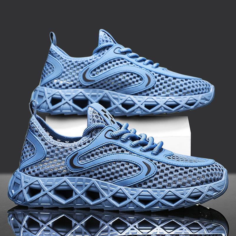 Men's Summer Versatile Low-top Versatile Mesh Shoes Outdoor Casual Comfortable Breathable Lazy Shoes