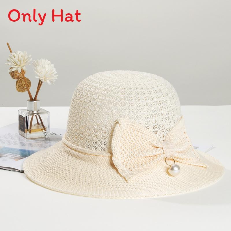 Summer Sun Hat With Wide Brim Breathable Straw Hat For Outdoor Beach Vacation