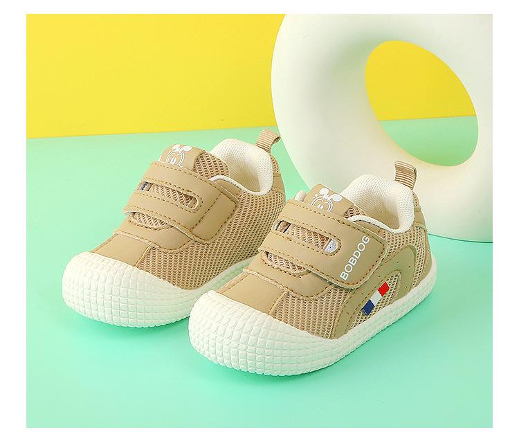 Bobodou Breathable Mesh Toddler Shoes - Soft Sole, Non-Slip, Unisex for Spring/Autumn