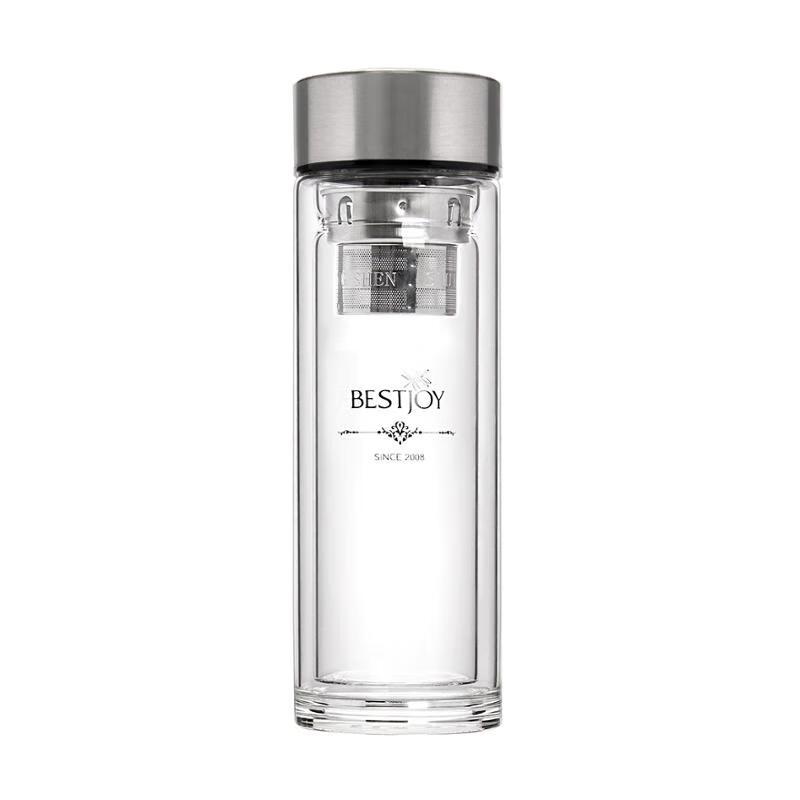 Fuguang Double Wall Glass Mug 350ml