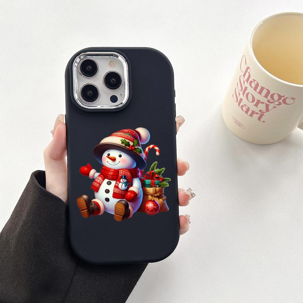 N101 Веселые рождественские художественные мягкие чехлы для телефонов Samsung S24 S23 — фото 8