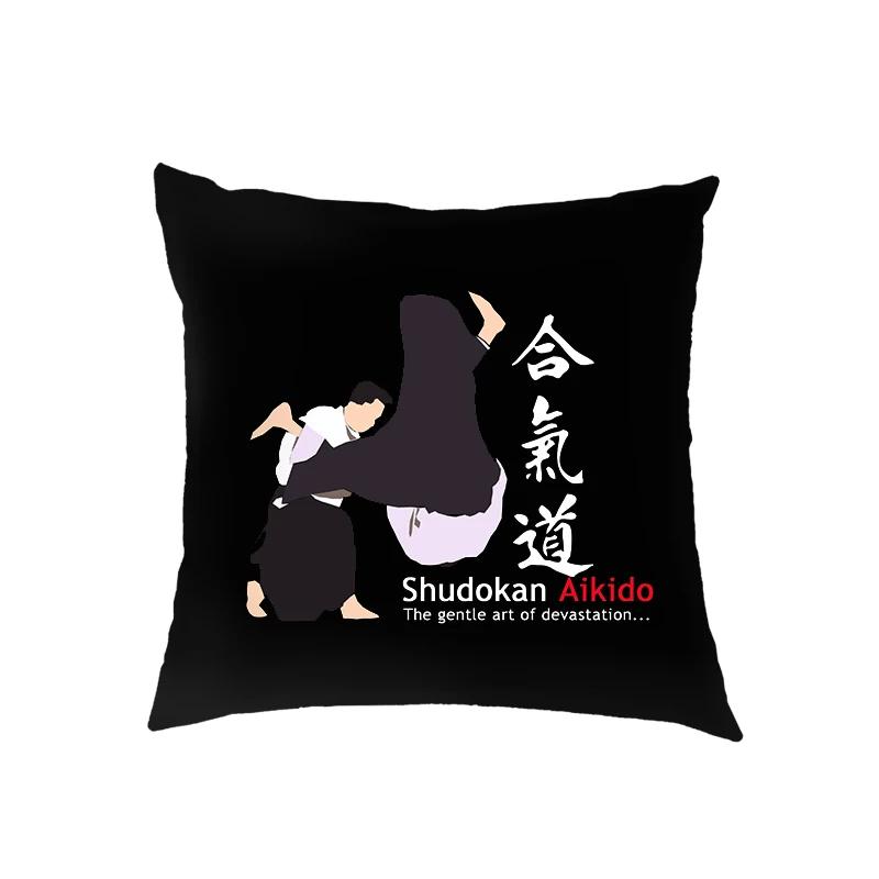 Cool Martial Art Judo / Taekwondo / Karate / Aikido Kissenbezug Kissenbezug Sofa Schlafzimmer Büro Auto Dekokissenbezug