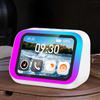 Smart Speaker Voice Assistant Home Speaker Alarm Clock with RGB Lights for Bedroom Living Room