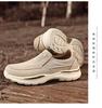 Men's Slip-On Canvas Shoes - Old Beijing Style, Thick Sole, Available in Extra Large Sizes up to 48