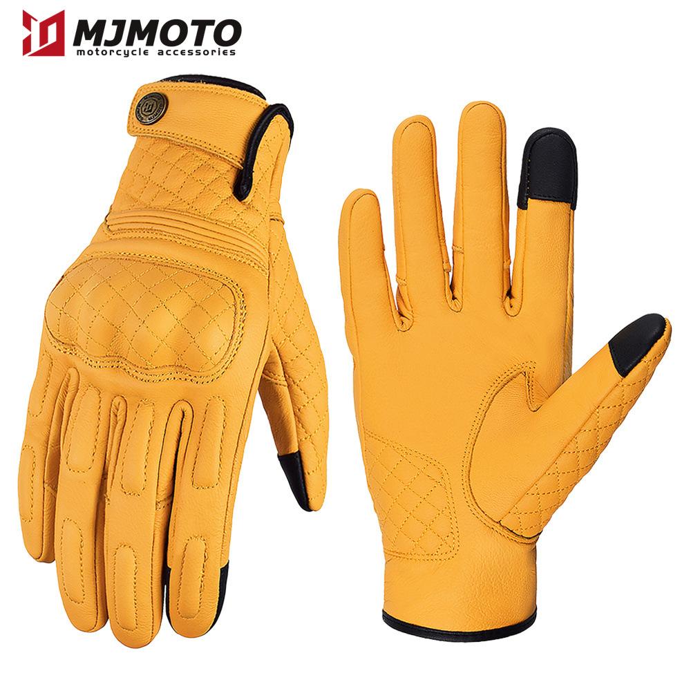 Motorcycle gloves, breathable motorcycle riding protective gloves, anti-collision and anti-drop, touchscreen off-road gloves