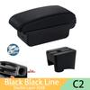 For Volkswagen POLO Armrest new For VW POLO Mk5 6R Vento Car Armrest box 2010-2018 Storage box Retrofit Interior Car Accessories