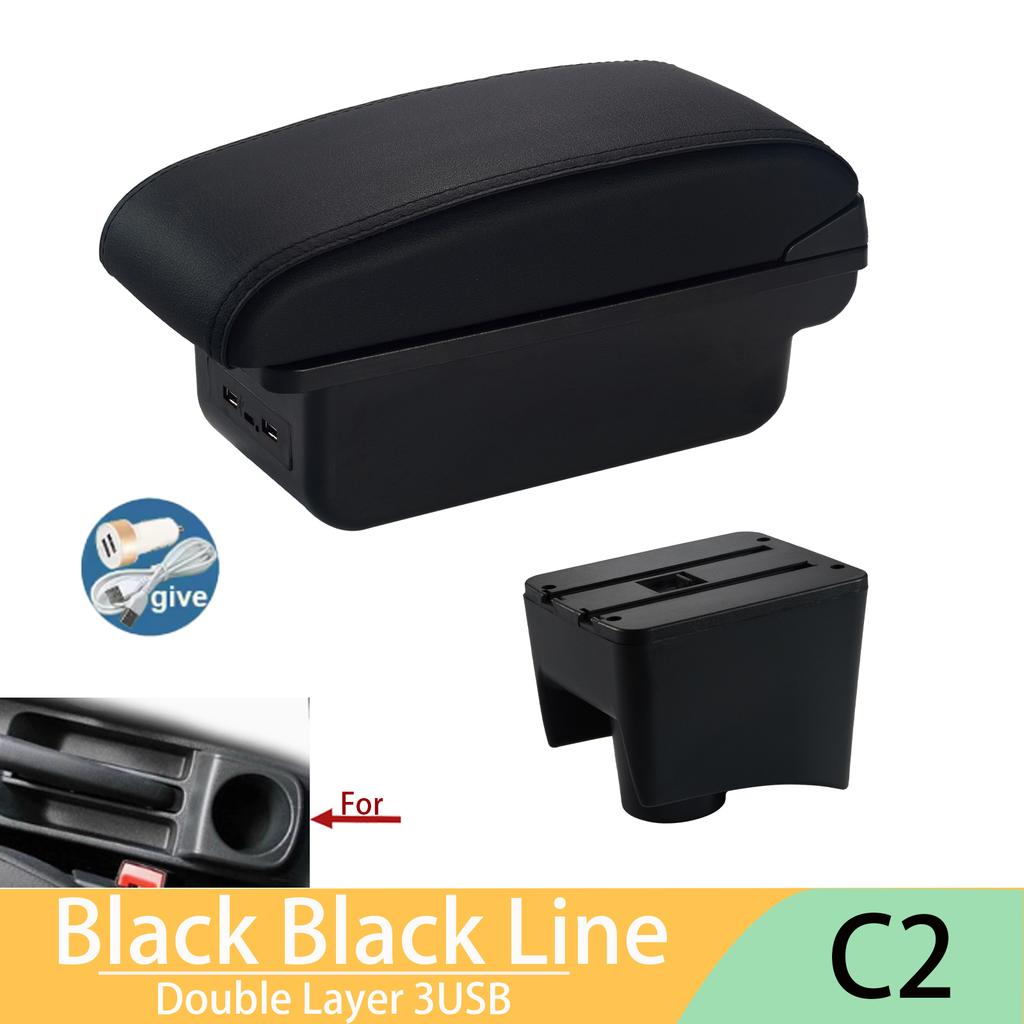 For Volkswagen POLO Armrest new For VW POLO Mk5 6R Vento Car Armrest box 2010-2018 Storage box Retrofit Interior Car Accessories