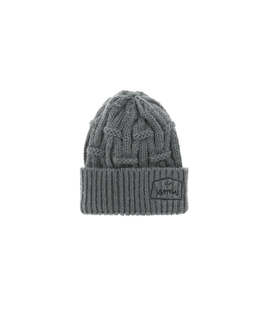 Keomyundeoweeo Commune Cable Beanie Gray