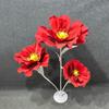 Giant Handmade Poppy Aisle Flowers for Wedding Background Decoration