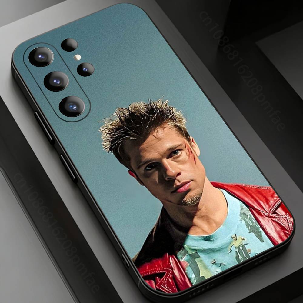 

Actor B-Brad P-Pitt Phone case for Samsung Galaxy S24,25,26,23 22,21,S20 Plus Ultra FE soft fundas cases Samsung S21plus