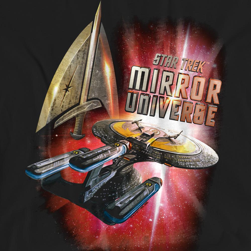 Star Trek Unisex Adult Mirror Enterprise T-Shirt