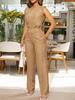 2025 Women's Summer Sleeveless Vest & Straight-Leg Pants Set