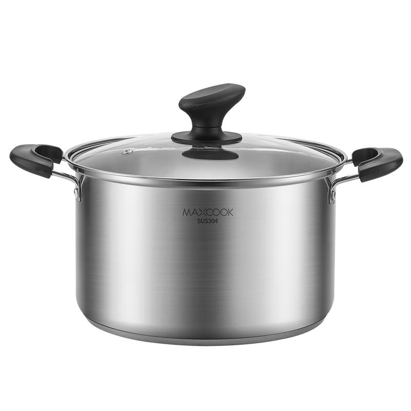 MAXCOOK Stainless Steel Soup Pot & Steamer 24cm