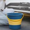 Large Portable Folding Bucket for Outdoor Fishing, Car Washing, and Household Use
