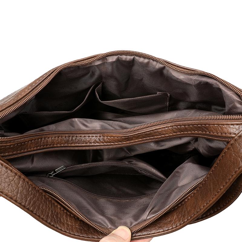 Women's PU Shoulder Bag Middle-aged Mother Bag Crossbody Bag Multifunctional Backpack
