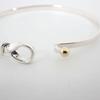 [Pre-owned] TIFFANY 925/750 Hook & Eye Bangle/j45-2