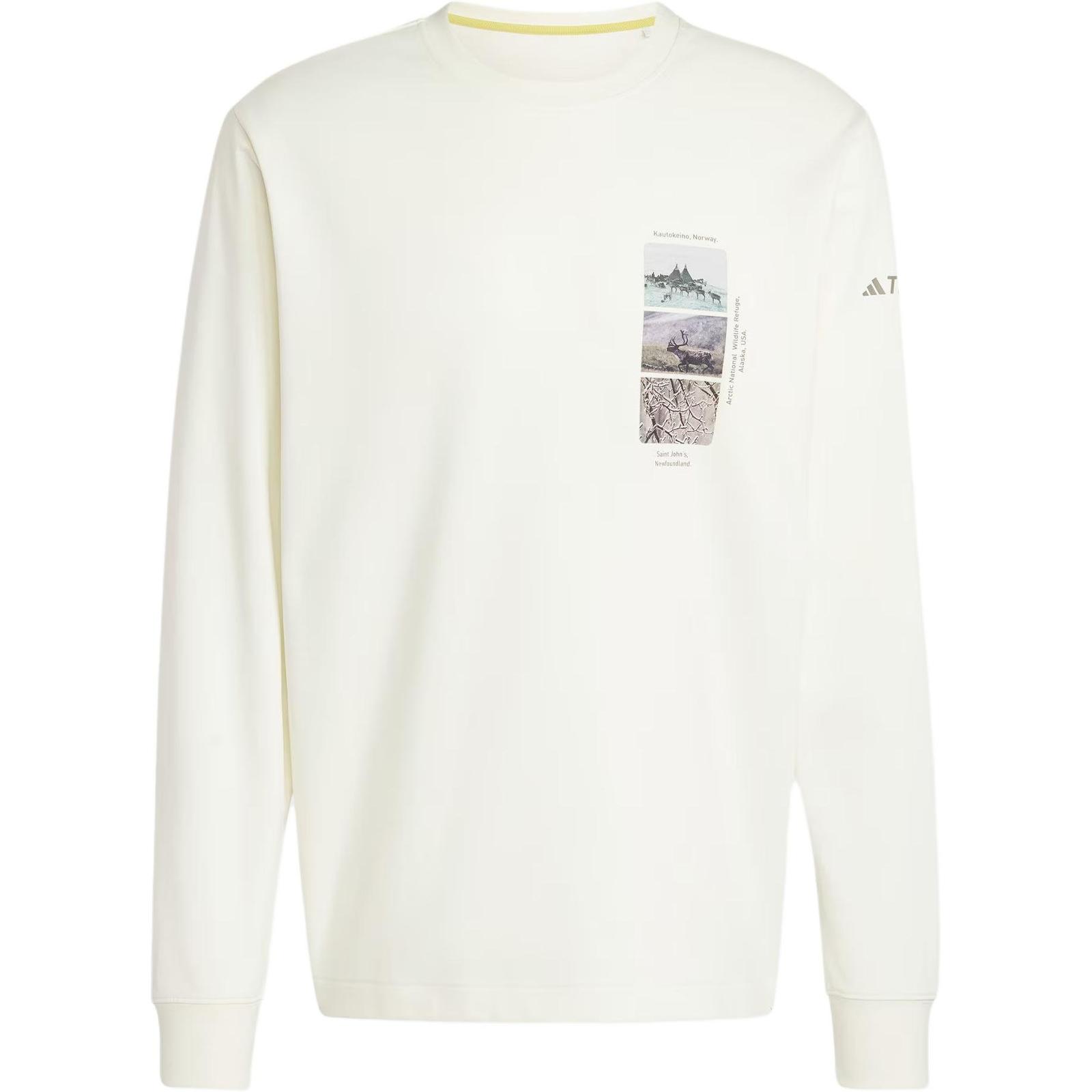 Adidas Terrex National Geographic Collaboration T-Shirt Unisex White JI5922 XL