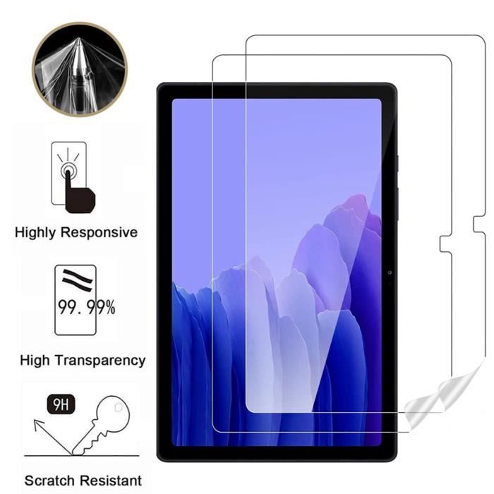 Screen Protector - Phonillico - Samsung Galaxy TAB A7 10.4 - Pack of 2 - Scratch-resistant - Plastic