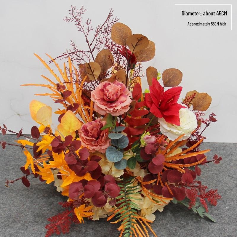 Artificial Wedding Aisle Flowers: Hotel Table Arrangements & Decorative Flower Balls for Stage and Welcome Area