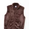 Champion Vest Boa Script Logo High Brown Men's Full-Zip Jacket, Fleece, Embroidery, Neck, Basic, C3-L617/C3-L617Z,