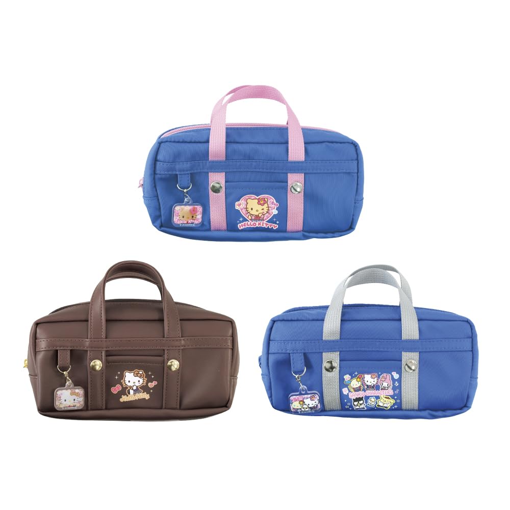 Factory Sanrio Characters School Bag Style Pen Pouch Best Friends Forever H90 x W195 x D55mm T's - SR-5543996ZU